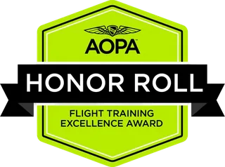 AOPA Flight Training Honor Roll, won three times