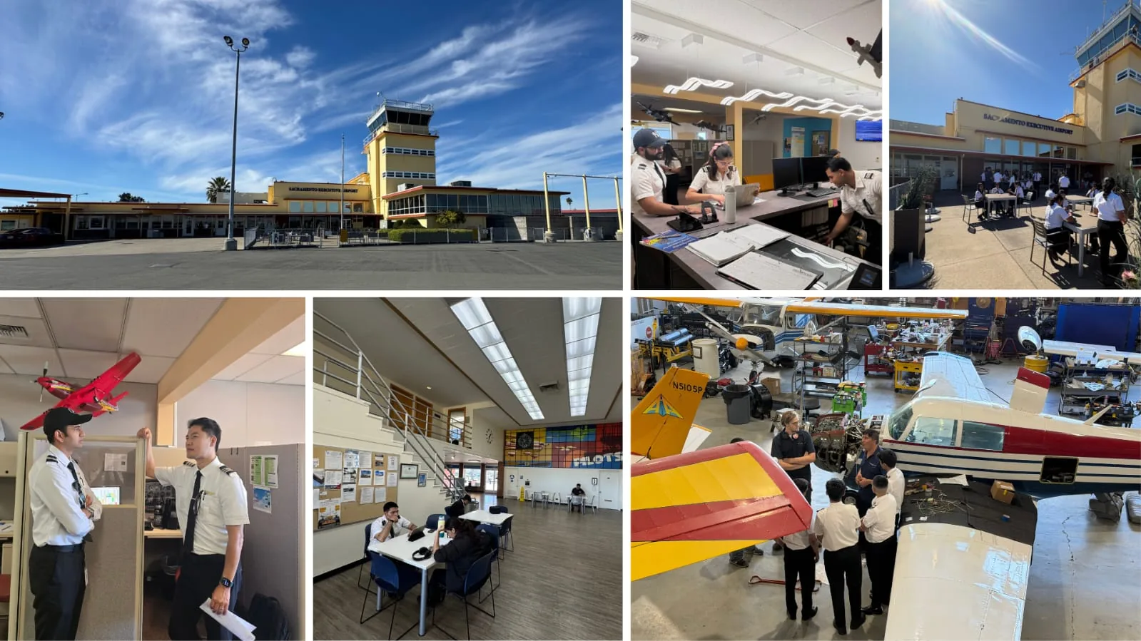 AIAA training facilities, classrooms and aircraft fleet
